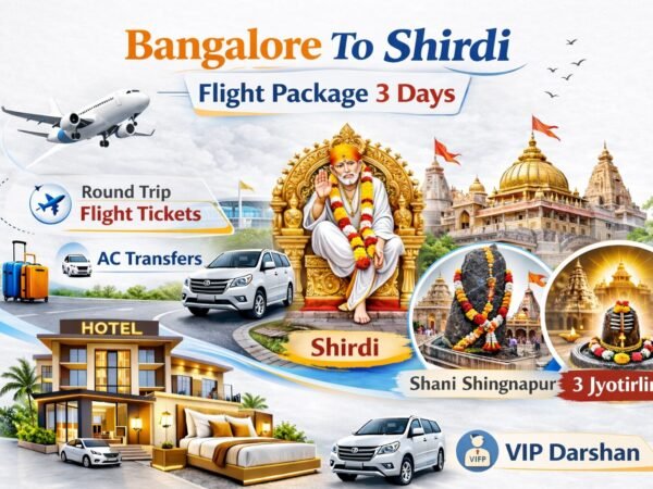 Bangalore To Shirdi Flight Package 3 Days