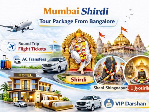 Mumbai Shirdi Flight Tour Package from Bangalore