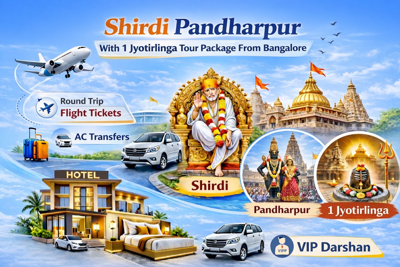 shirdi pandharpur tour package from bangalore