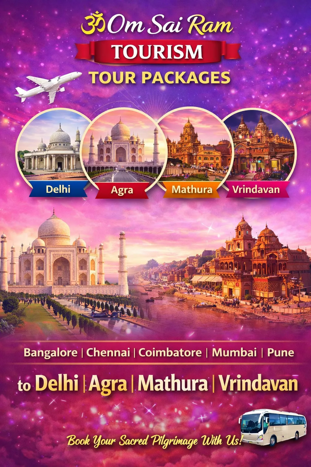 Delhi to Kashi Prayagraj & Ayodhya 4 Days / 3 Nights Tour Package by Flight mobile-banner-om-sai-ram (2)